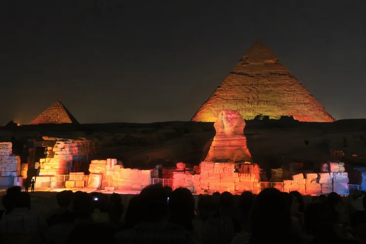 Sound and Light Show at Giza